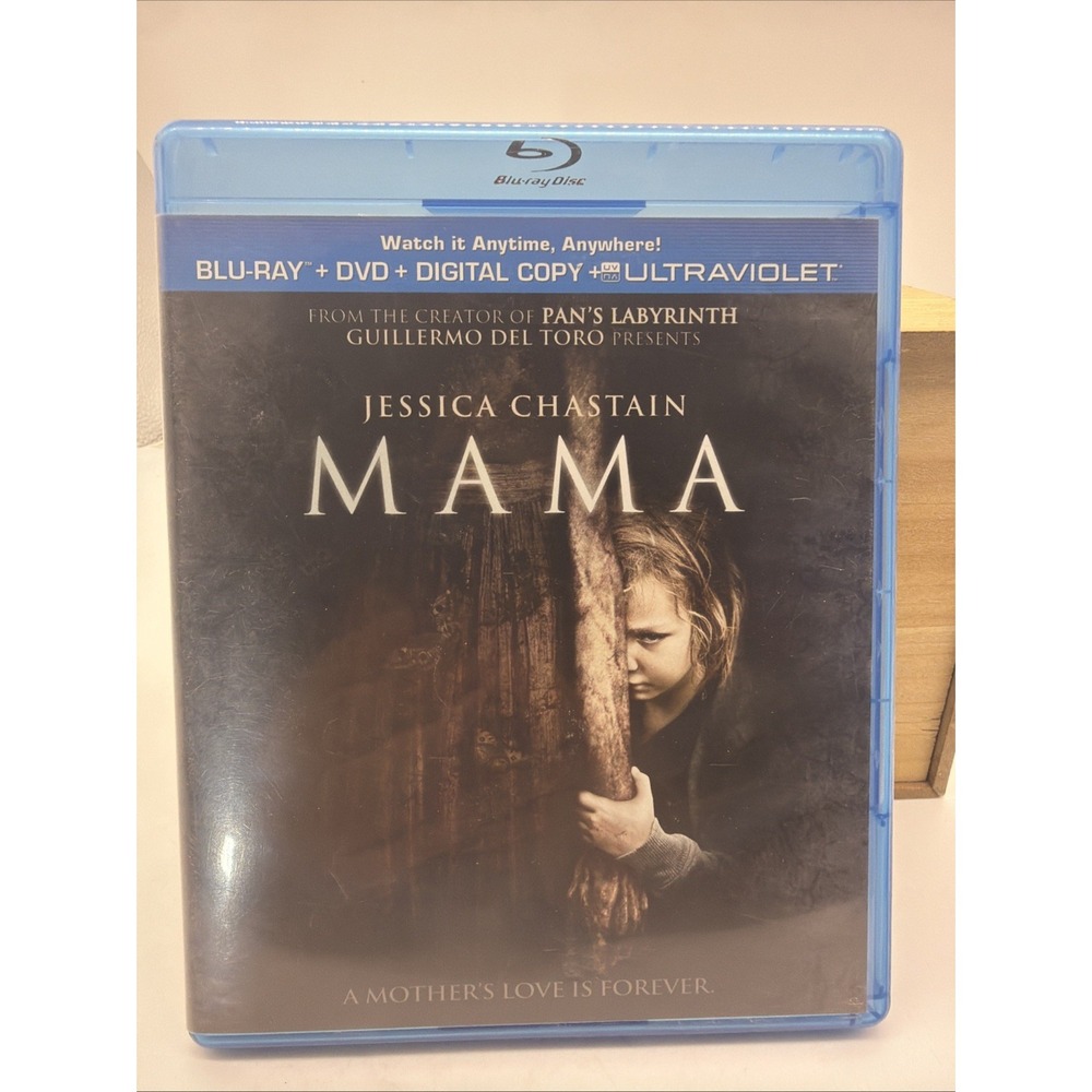 Mama Blu-ray DVD 2013 Horror Movie Jessica Chastain Guillermo del Toro PG-13